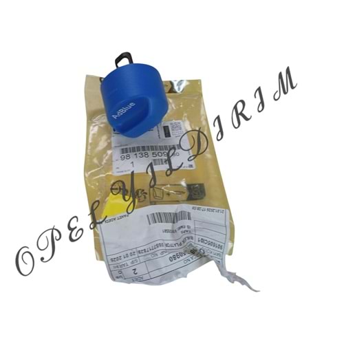 Opel Astra L Adblue Depo Kapağı Gm Orjinal 9813850980