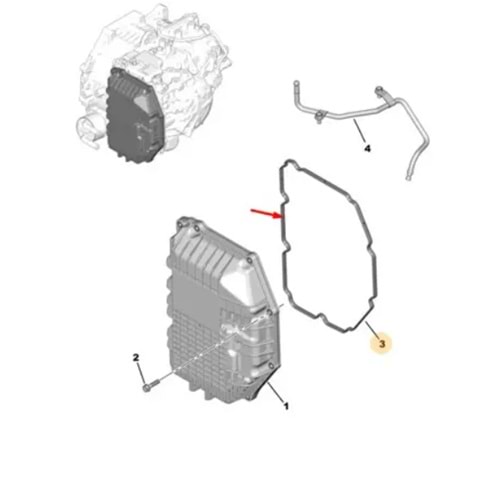Opel Corsa F 1.2 Turbo Şanzıman Kapak Contası Gm Orjinal 9824606080