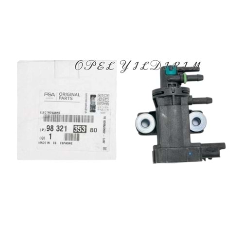 Opel Vivaro Turbo Selenoid Valfi Gm Orjinal 9832135380