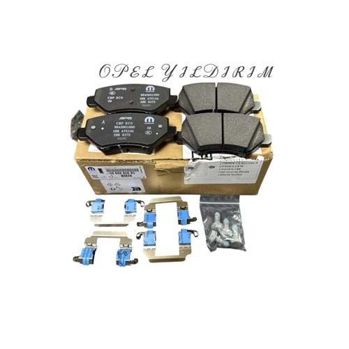 Opel Corsa F Ön Balata Takımı Psa Orjinal 9866880680