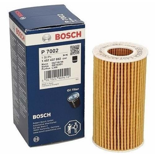 Opel Vectra B 2.0 Dizel Motor Yağ Filtresi Bosch Marka 1457437002