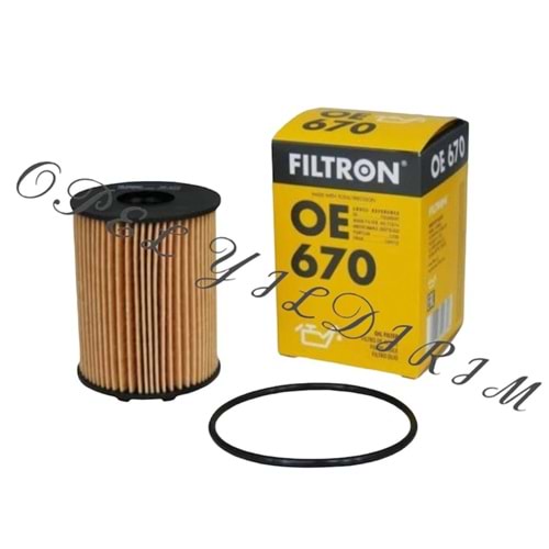Opel Corsa C 13DT Yağ Filtresi Tırnaklı Tip Fıltron Marka 5650342