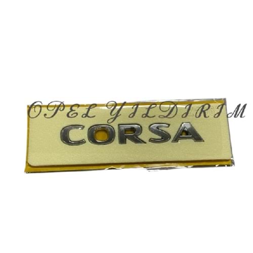 Opel Corsa D Arka Bagaj Corsa Yazısı Ithal Marka 93188809
