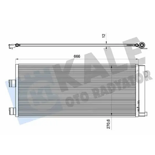 Opel Corsa E 1.4 Klima Radyatörü Kale Marka 39059785