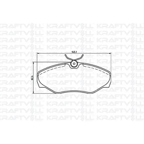 Opel Vivaro 1.9 Ön Balata Kraftvoll Marka 7701054771