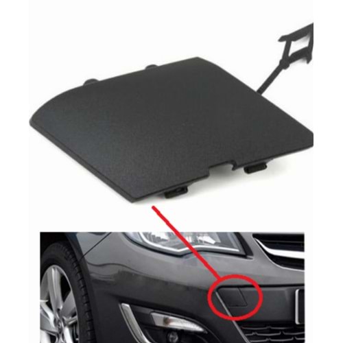 Opel Astra J Ön Tampon Çeki Kapağı 2012 Sonrası Kraftvoll Marka 13368665