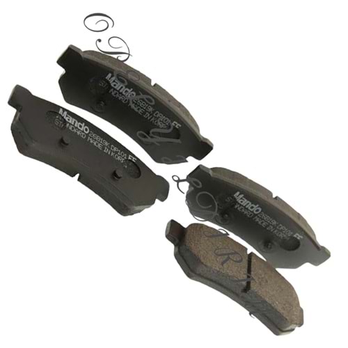 Chevrolet Lacetti Arka Fren Balatası Mando Marka 96405131