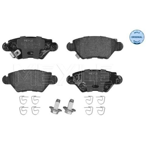 Opel Astra G Arka Balata Takımı Meyle Marka 1605025