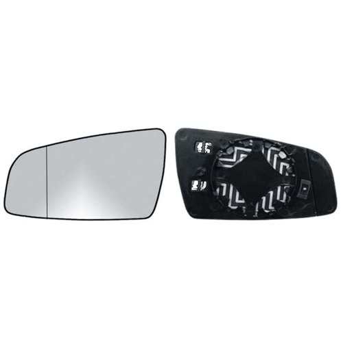 Opel Zafira B Sol Ayna Camı Isıtmalı Spj Marka 1426545