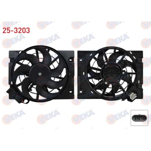 Opel Astra G Klima Fan Motoru Davlumbazlı Veka Marka 1341345