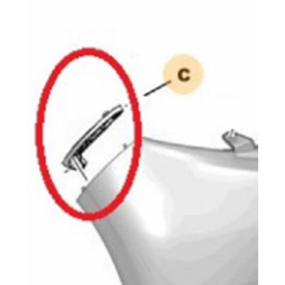 Peugeot 208 I Arka Tampon Braketi Psa Orjinal 1607255680