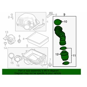 Opel Mokka A14Net Turbo Hava Giriş Hortumu Gm Orjinal 42669515