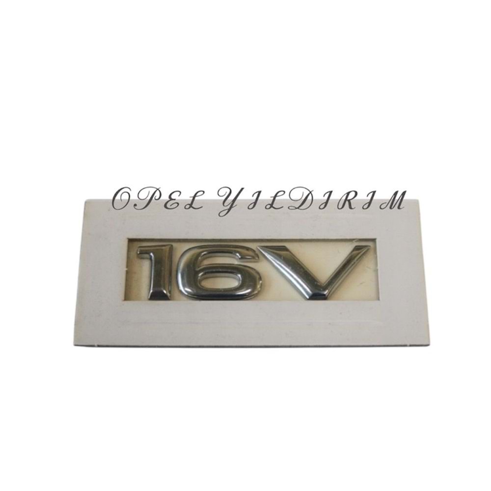 Opel Corsa C 16V Yazısı Gm Orjinal 5177209