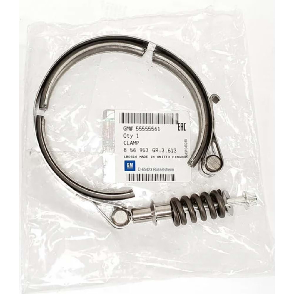 Opel İnsignia A 1.6 Turbo Motor Katalizatör Boğaz Kelepçesi Gm Orjinal 55555561
