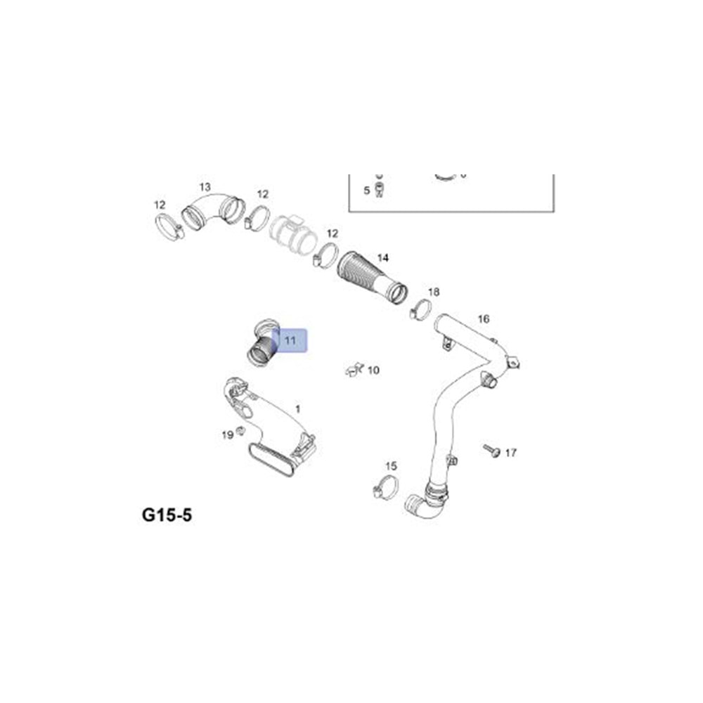 Opel Astra H 1.3 Hava Filtre Borusu Gm Orijinal 55558369