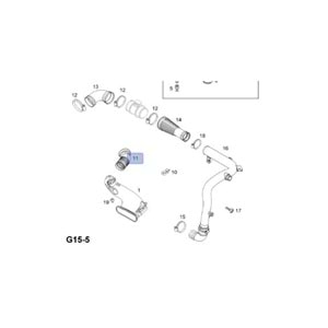 Opel Astra H 1.3 Hava Filtre Borusu Gm Orijinal 55558369