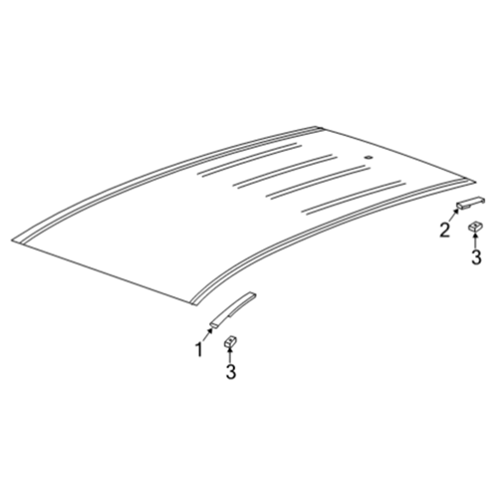 Opel Mokka A Sol Tavan Çıtası Gm Orjinal 95276293