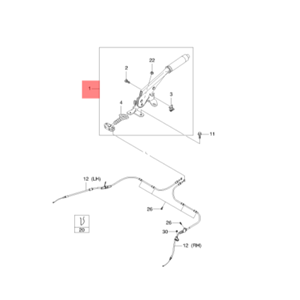 Chevrolet Aveo Kalos El Fren Tabancası Gm Orjinal 96472965