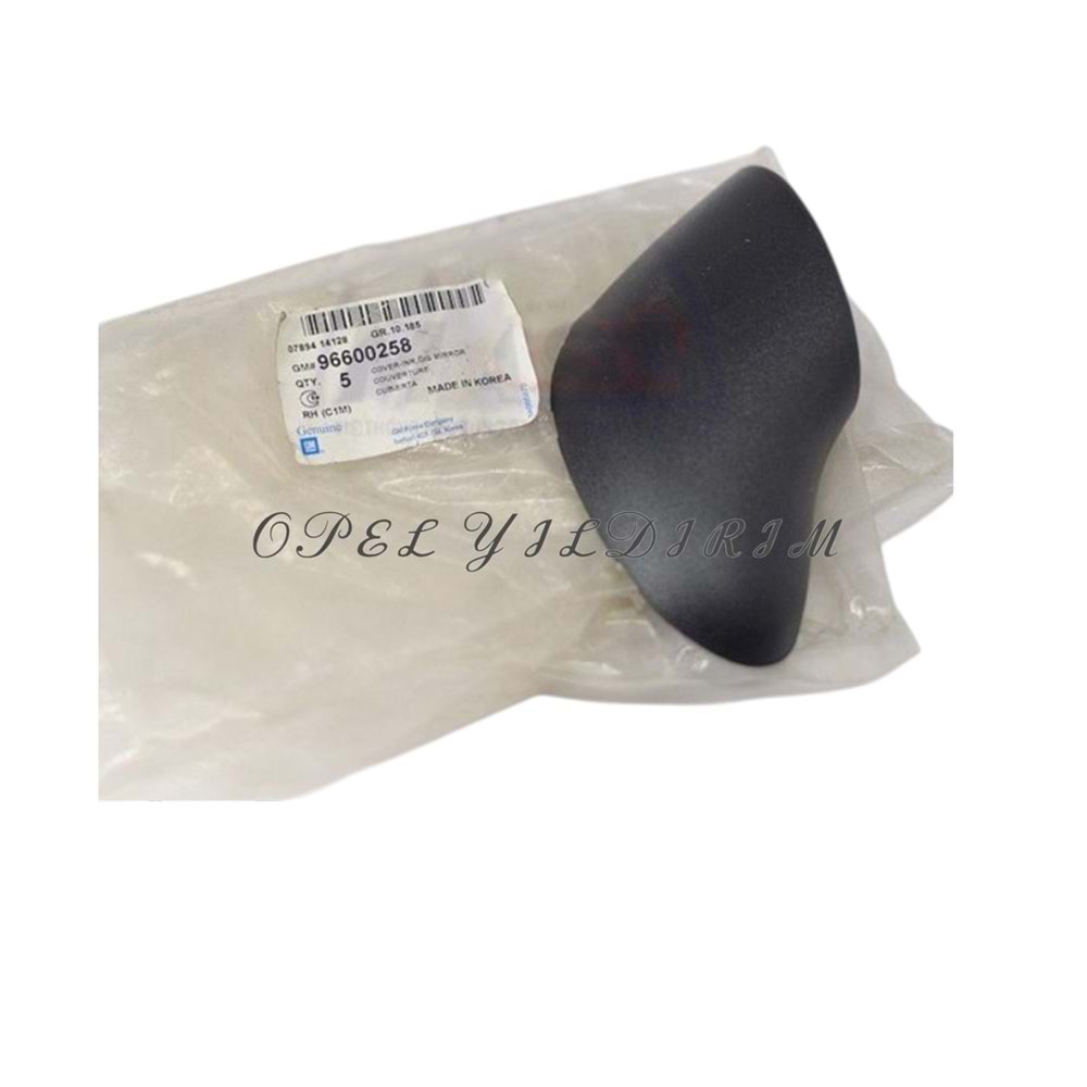 Chevrolet Spark M200 Sağ Dış Dikiz Aynası Dip Kapağı Gm Orjinal 96600258