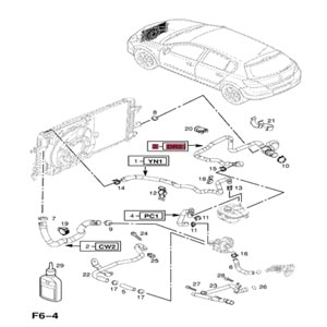 Opel Astra H Z13DTH Radyatör Alt Çıkış Hortumu Bsg Marka 13310136