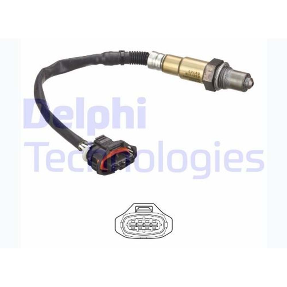 Opel Corsa D 1.2 1.4 Benzinli 2 Konum Oksijen Sensörü Delphi Marka 855252