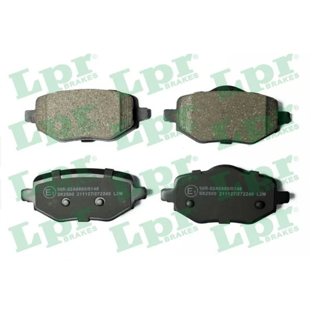 Opel Grandland X Arka Balata 268MM Lpr Marka 1619790880